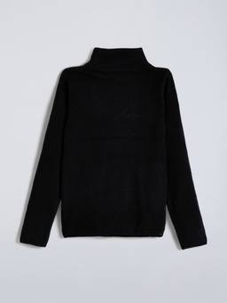 Hopscotch - Turtle Neck Ribbed Thermal