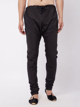 Vastramay - Men's Black Cotton Blend Pyjama