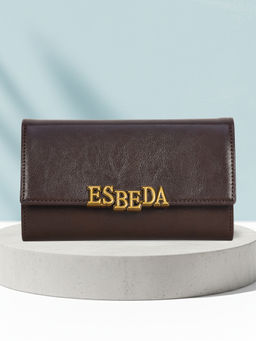 ESBEDA - Dark Brown Colour Clarisse Wallet for Womens (S)