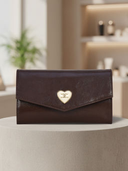 ESBEDA - Dark Brown Colour Amorette Wallet for Womens (S)