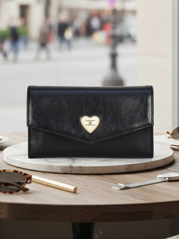ESBEDA - Black Colour Amorette Wallet for Womens (S)
