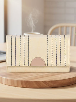 ESBEDA - Cream Colour Monarch Wallet for Womens (S)