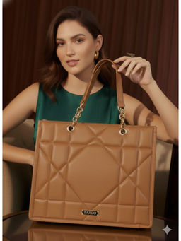 FARGO - Matrix Women 15' Brown Laptop Hand Bag