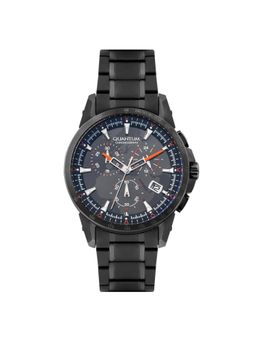 Quantum - Titanium Chronograph Black Round Dial Mens Watch - Ttg859.650