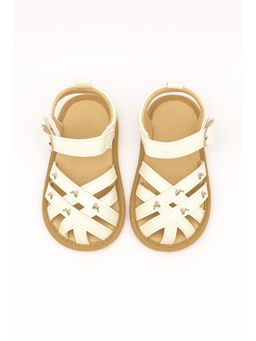 Baby Doe - White Roses Sandals