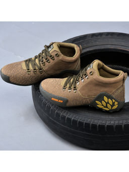 WOODLAND - Mens Dubai Khaki Casual Sneakers