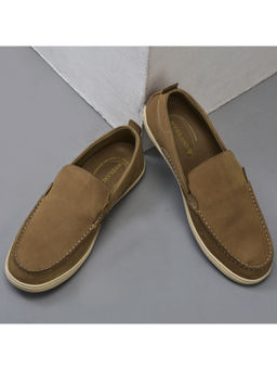 WOODLAND - Mens Camel Tan Casual Loafers
