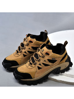 WOODLAND - Mens Camel Brown Casual Sneakers