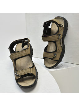 WOODLAND - Mens Khaki Casual Sandals