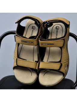 WOODLAND - Mens Khaki Casual Sandals