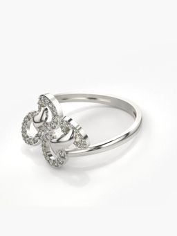 Valanova - Silver Hallmarked 9K Gold and Certified Lab Grown Diamond 0.34Cts Ring
