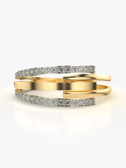 Valanova - Hallmarked 9K Gold and Certified Lab Grown Diamond 0.24Cts Ring