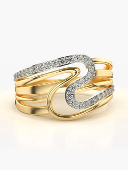 Valanova - Hallmarked 9K Gold and Certified Lab Grown Diamond 0.31Cts Ring