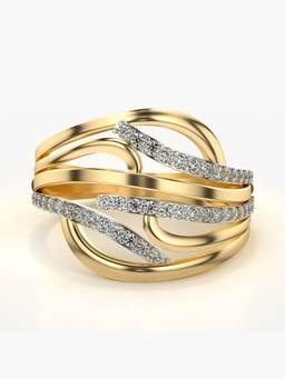 Valanova - Hallmarked 9K Gold and Certified Lab Grown Diamond 0.33Cts Ring