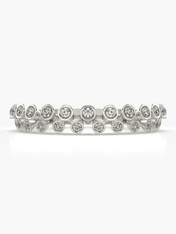 Valanova - Silver Hallmarked 9K Gold and Certified Lab Grown Diamond 0.31Cts Ring