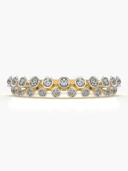 Valanova - Hallmarked 9K Gold and Certified Lab Grown Diamond 0.31Cts Ring