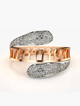 Valanova - Rose-Gold Hallmarked 9K Gold and Certified Lab Grown Diamond 0.40Cts Ring