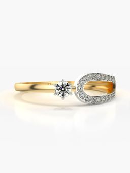 Valanova - Hallmarked 9K Gold and Certified Lab Grown Diamond 0.23Cts Ring