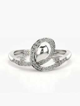 Valanova - Silver Hallmarked 9K Gold and Certified Lab Grown Diamond 0.25Cts Ring