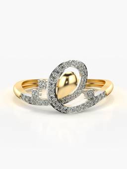 Valanova - Hallmarked 9K Gold and Certified Lab Grown Diamond 0.25Cts Ring