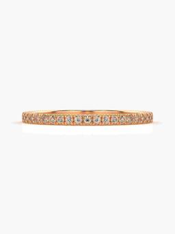 Valanova - Rose-Gold Hallmarked 9K Gold and Certified Lab Grown Diamond 0.17Cts Ring