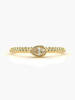 Valanova - Hallmarked 9K Gold and Certified Lab Grown Diamond 0.25Cts Ring