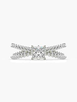 Valanova - Silver Hallmarked 9K Gold and Certified Lab Grown Diamond 0.40Cts Ring