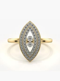 Valanova - Hallmarked 9K Gold and Certified Lab Grown Diamond 0.31Cts Ring