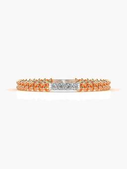 Valanova - Rose-Gold Hallmarked 9K Gold and Certified Lab Grown Diamond 0.06Cts Ring