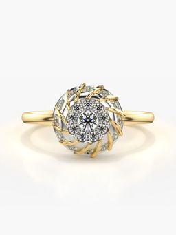 Valanova - Hallmarked 9K Gold and Certified Lab Grown Diamond 0.34Cts Ring