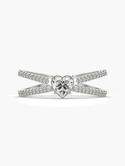 Valanova - Silver Hallmarked 9K Gold and Certified Lab Grown Diamond 0.59Cts Ring