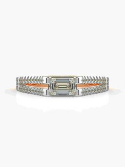 Valanova - Rose-Gold Hallmarked 9K Gold and Certified Lab Grown Diamond 0.85Cts Ring