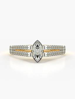 Valanova - Hallmarked 9K Gold and Certified Lab Grown Diamond 0.70Cts Ring