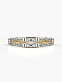 Valanova - Hallmarked 9K Gold and Certified Lab Grown Diamond 0.65Cts Ring
