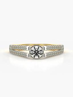 Valanova - Hallmarked 9K Gold and Certified Lab Grown Diamond 0.65Cts Ring