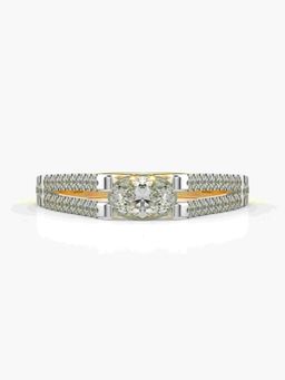 Valanova - Hallmarked 9K Gold and Certified Lab Grown Diamond 0.65Cts Ring