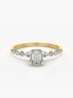 Valanova - Hallmarked 9K Gold and Certified Lab Grown Diamond 0.84Cts Ring