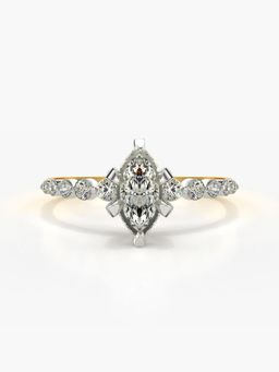 Valanova - Hallmarked 9K Gold and Certified Lab Grown Diamond 0.74Cts Ring