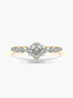 Valanova - Hallmarked 9K Gold and Certified Lab Grown Diamond 0.72Cts Ring
