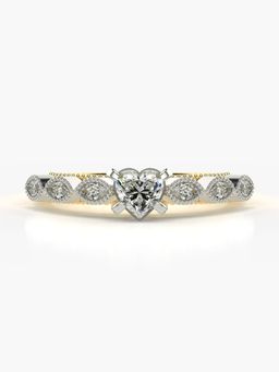 Valanova - Hallmarked 9K Gold and Certified Lab Grown Diamond 0.63Cts Ring