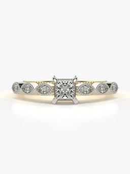 Valanova - Hallmarked 9K Gold and Certified Lab Grown Diamond 0.63Cts Ring
