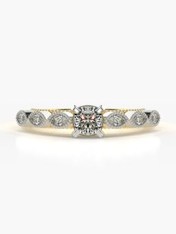 Valanova - Hallmarked 9K Gold and Certified Lab Grown Diamond 0.83Cts Ring