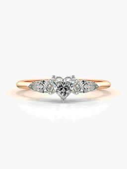 Valanova - Rose-Gold Hallmarked 9K Gold and Certified Lab Grown Diamond 0.52Cts Ring