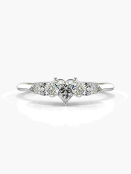 Valanova - Silver Hallmarked 9K Gold and Certified Lab Grown Diamond 0.52Cts Ring