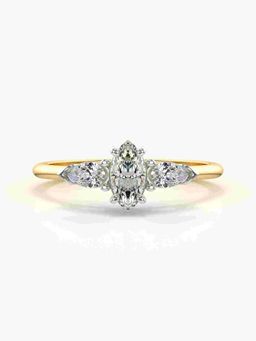 Valanova - Hallmarked 9K Gold and Certified Lab Grown Diamond 0.57Cts Ring