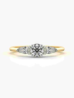 Valanova - Hallmarked 9K Gold and Certified Lab Grown Diamond 0.52Cts Ring