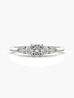 Valanova - Silver Hallmarked 9K Gold and Certified Lab Grown Diamond 0.72Cts Ring