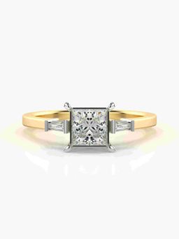 Valanova - Hallmarked 9K Gold and Certified Lab Grown Diamond 0.76Cts Ring