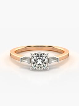 Valanova - Rose-Gold Hallmarked 9K Gold and Certified Lab Grown Diamond 0.81Cts Ring