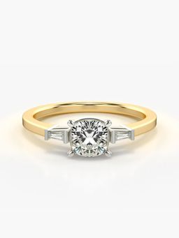 Valanova - Hallmarked 9K Gold and Certified Lab Grown Diamond 0.81Cts Ring